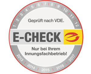 E-CHECK Plakette